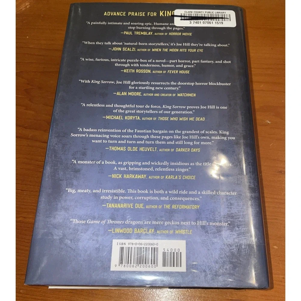 King Sorrow : A Novel by Joe Hill (2025, Hardcover)